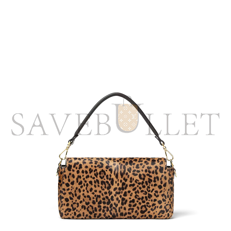 F**di baguette printed cavallino calfskin 8br600aydyf0a6e (27*15*6cm)